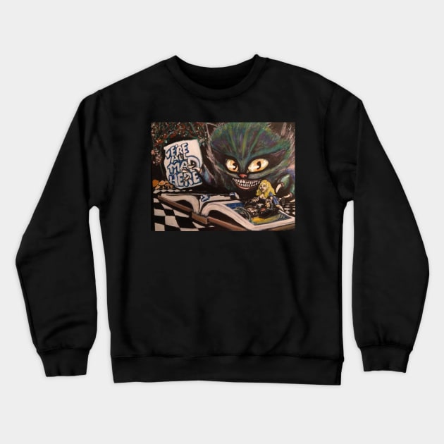 Cheshire Crewneck Sweatshirt by Lawless Illusions 